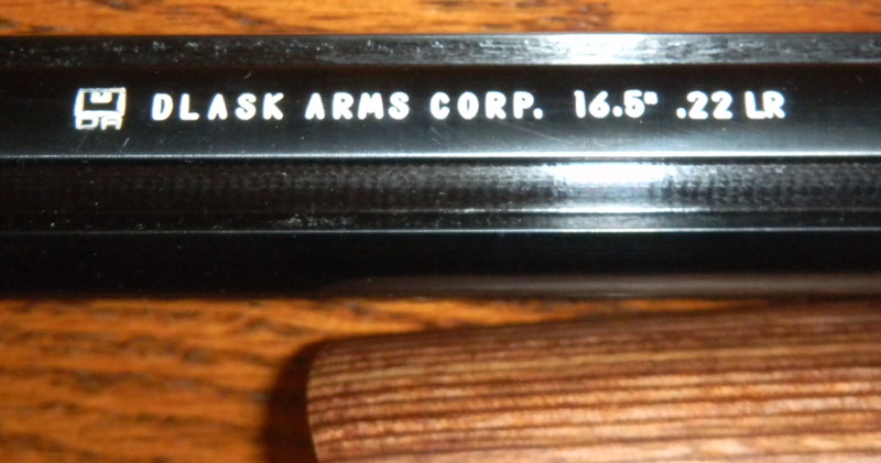 Dlask Arms fluted 16.5 inch 10/22 barrel